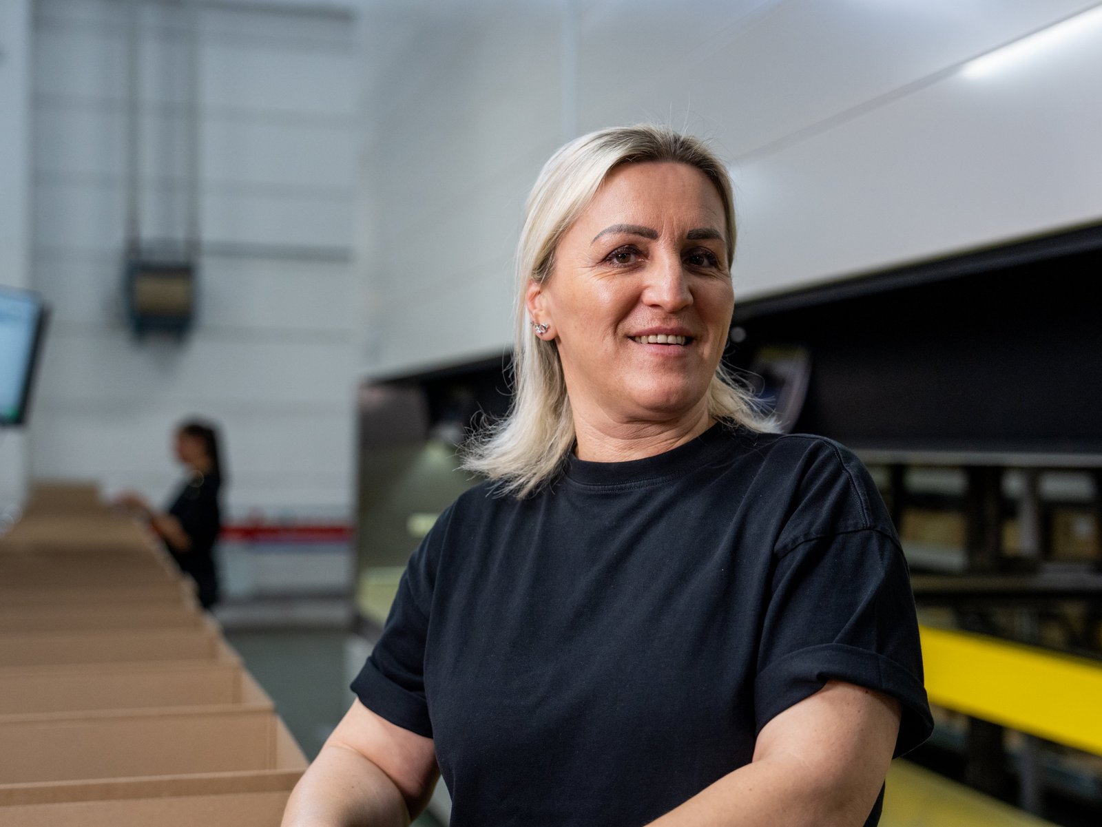 Dzenana, Logistik Mir gefällt, dass wir gemeinsam anpacken und 
am Ende das Ergebnis sichtbar ist.